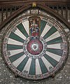 „Winchester Round Table“ im Rittersaal; dendrochronologisch auf 1275 datiert