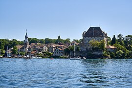 Yvoire as seen from Lake Geneva