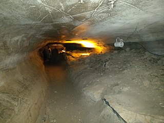 Passage in the cave
