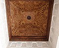Geometric patterns in a wooden ceiling in the Ben Youssef Madrasa in Marrakesh