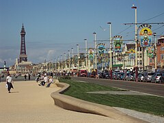 Blackpool's regenerated Promenade, England