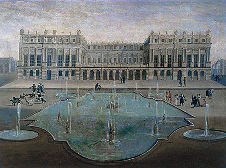 Le Vau's garden front at the Château de Versailles, c. 1675