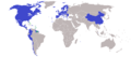 Image 8Countries (in blue) which have signed Free Trade Agreements with Costa Rica (from Costa Rica)