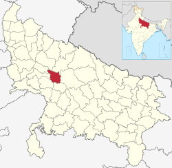 Location of Farrukhabad district in Uttar Pradesh