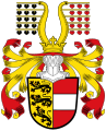 Gekrönter Spangenhelm im Wappen Kärntens