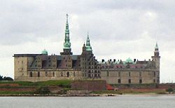 Kronborg Castle in Helsingør Kommune