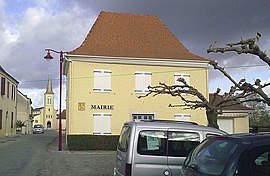 The town hall of Mesplède