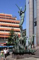 22.-28.9.: Die Orfeus-Gruppe des Bildhauers Carl Milles vor dem Konzerthaus in Stockholm.