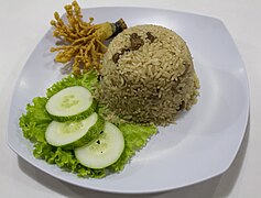 Mushroom nasi goreng in Yogyakarta