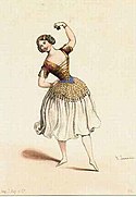 The ballet dancer Carlotta Grisi as the Romani Paquita (1844)