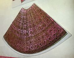 Gagra with badla embroidery from 1800s