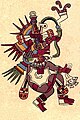 Quetzalcoatl im Codex Borbonicus