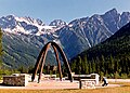 Denkmal am Rogers Pass