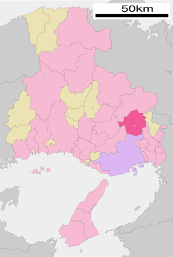 Location of Sanda