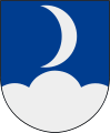 The Moon symbol in the municipal arms of Silvberg ('Silver Mountain') in Sweden