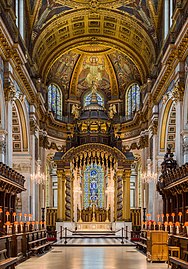 High altar of St Paul's at St Paul's Cathedral, by Diliff