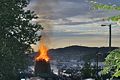 Image 16Traditional Norwegian St. Hansbål (midsummer) bonfire in Laksevåg, Bergen (from Culture of Norway)