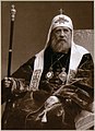 St. Tikhon of Moscow wearing the patriarchal white koukoulion.