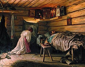 Sick husband, 1881