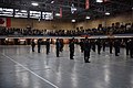 The Royal Winnipeg Rifles Band during a Remembrance Day ceremony at Minto Armoury, 11 November 2018.