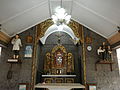 The oratory and altar, which also enshrines Our Lady of Częstochowa, Lorenzo Ruiz, John Bosco, and Dominic Savio.