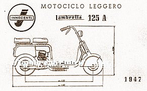 Original Lambretta Design by Cesare Pallavicino