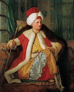 Antoine de Favray - Portrait of Charles Gravier Count of Vergennes and French Ambassador, in Turkish Attire - Google Art Project