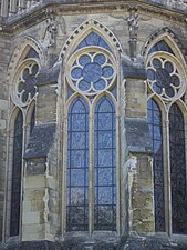 Bar tracery windows at Reims Cathedral