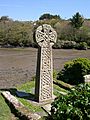 Image 21The cross on the grave of Charles Bowen Cooke, St Just in Roseland (from Culture of Cornwall)