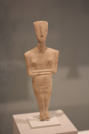 Cycladic Figurine, Greek, c.2700-2100 B.C.