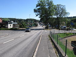 Tingsvägen, the main road through Degeberga