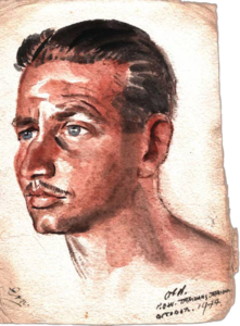 Portrait of Ernest Warwick by Ashley George Old