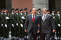 Image 31President Felipe Calderón with President of Brazil Luiz Inácio Lula da Silva. (from History of Mexico)