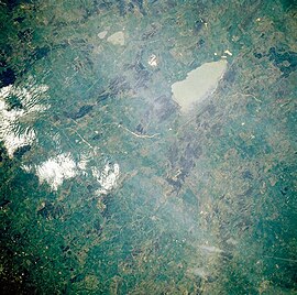 Satellite photo of Lake Bathurst