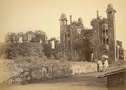 South-East Gate of Lalbagh Fort in 1875