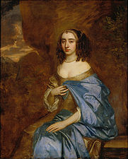 Portrait of a Lady with a Blue Drape, circa 1660