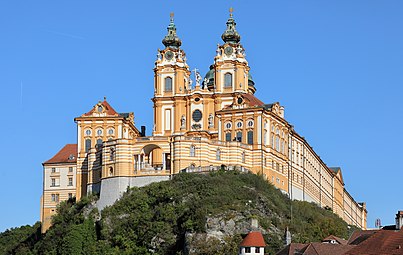 Baroque architecture: Melk Abbey, Austria