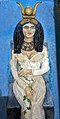 Painting of woman in Egyptian style dress