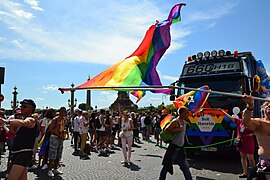 Beit Haverim float at Paris Pride, June 24, 2017