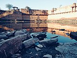 Pond at Gwalior Fort.
