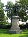 Statue in Peel Park, Bradford