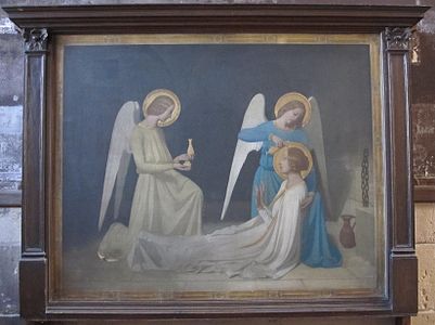 "Saint Philomene" by Eugène Emmanuel Amaury Duval, (1808-1885)