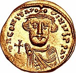 Solidus minted c. 647 (aged 17)