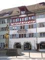 Fassadenmalerei am Bossardhaus in Zug