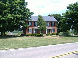 The Stevenson Peters House, a historic site in the township
