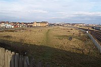 View from Newburn Bridge. This is the site of the old railways sheds in West Hartlepool.