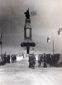 Monument to WWI victory, during the 1938 King of Italy's visit
