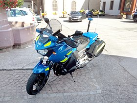 Gendarmerie's motorcycle