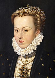 Porträt von Elisabeth von Österreich, François Clouet