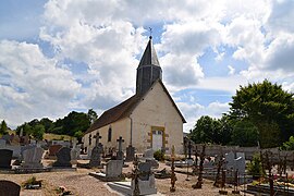 The church in La Lande-de-Goult